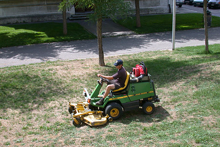 Mowing the desert